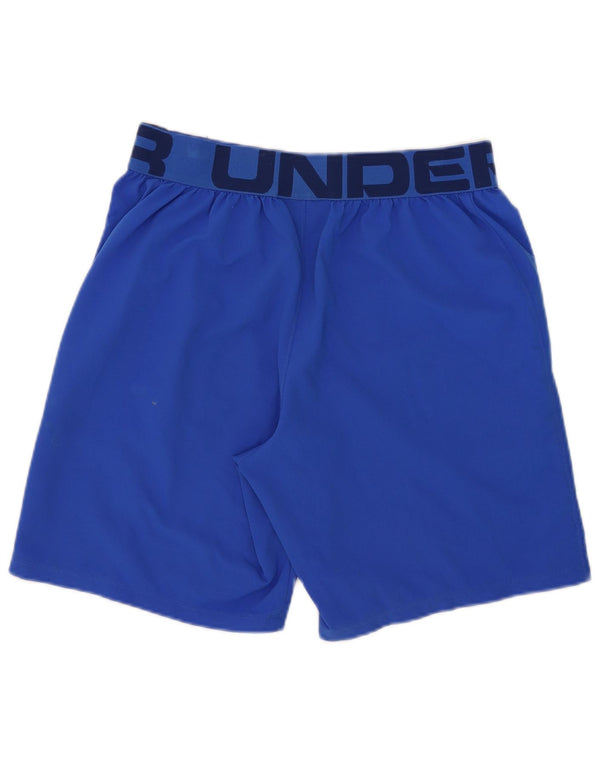 Shorts esportivos masculinos Under Armour Heat Gear Graphic grandes azuis