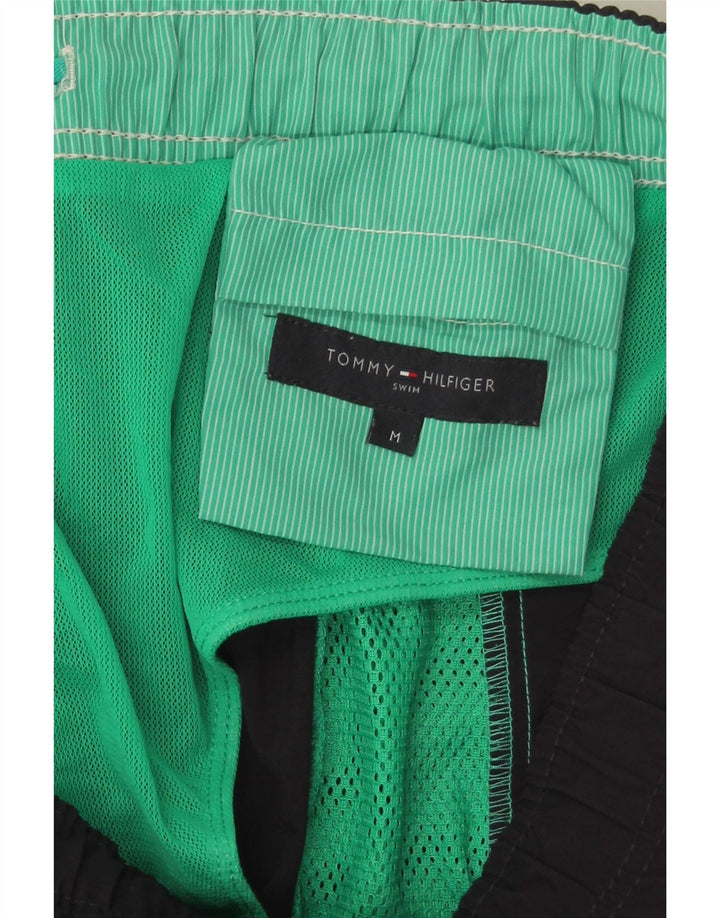 Shorts de natação masculino TOMMY HILFIGER médio azul marinho nylon