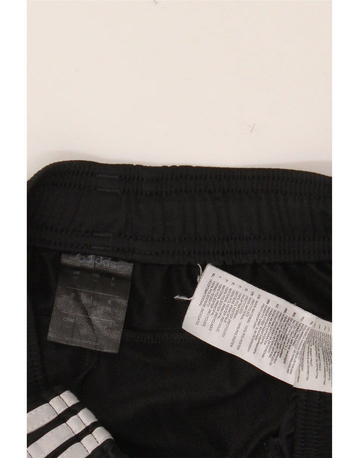 Calças de treino masculinas ADIDAS poliéster preto médio