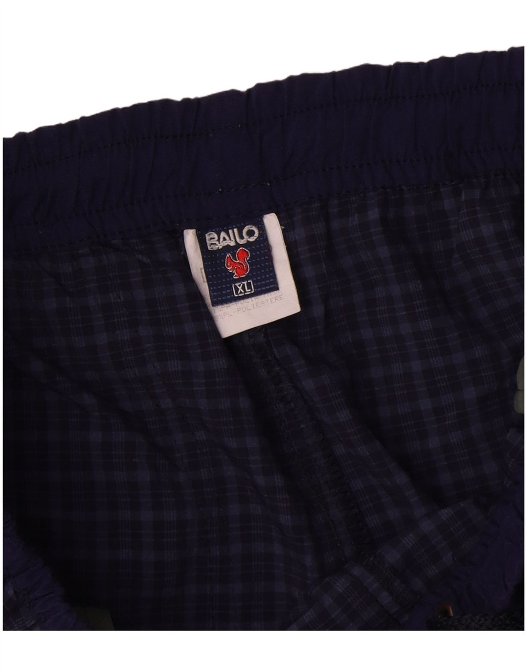 Calça cargo reta masculina Bailo XL azul marinho poliamida xadrez