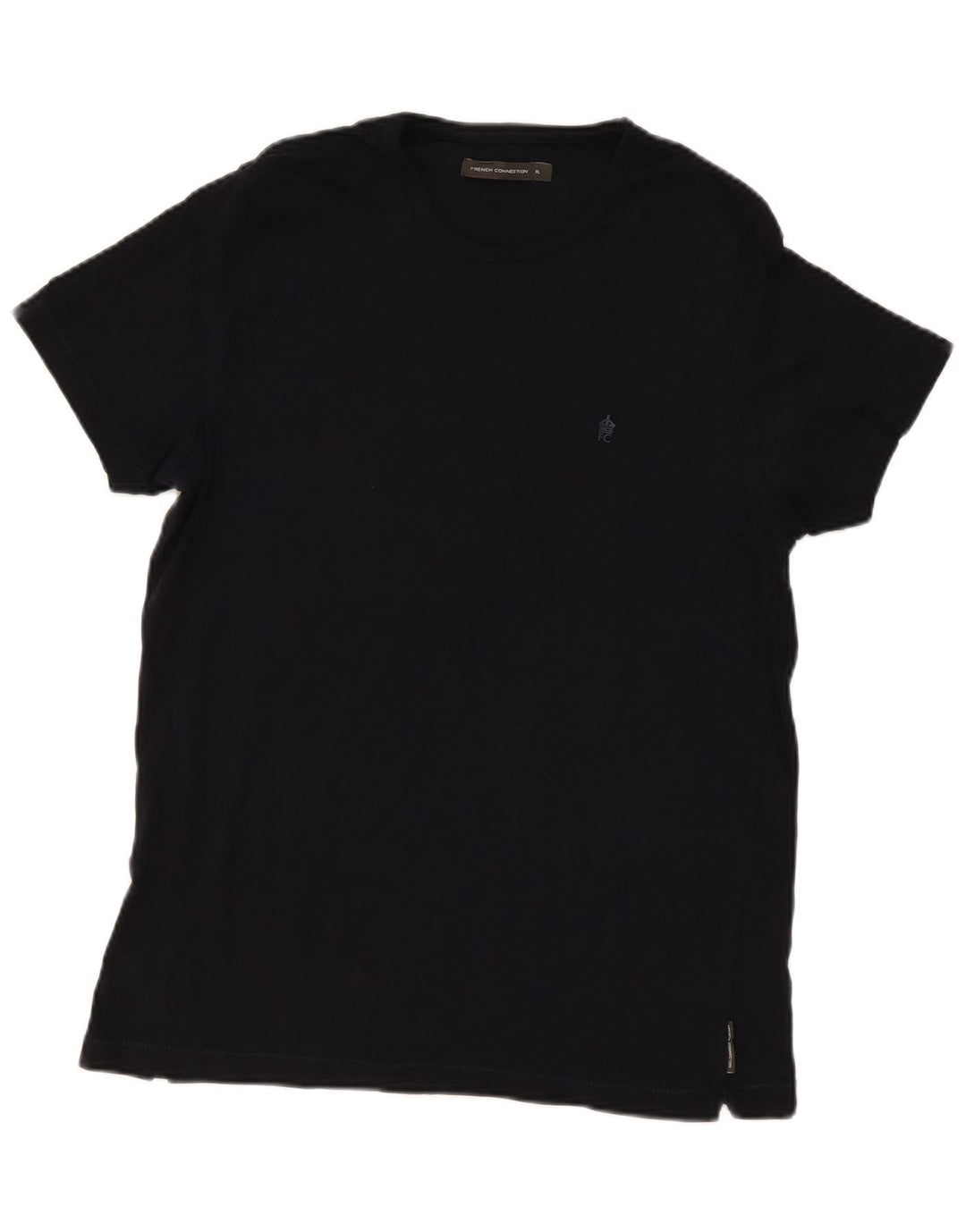 Camiseta masculina French Connection Top XL algodão preto