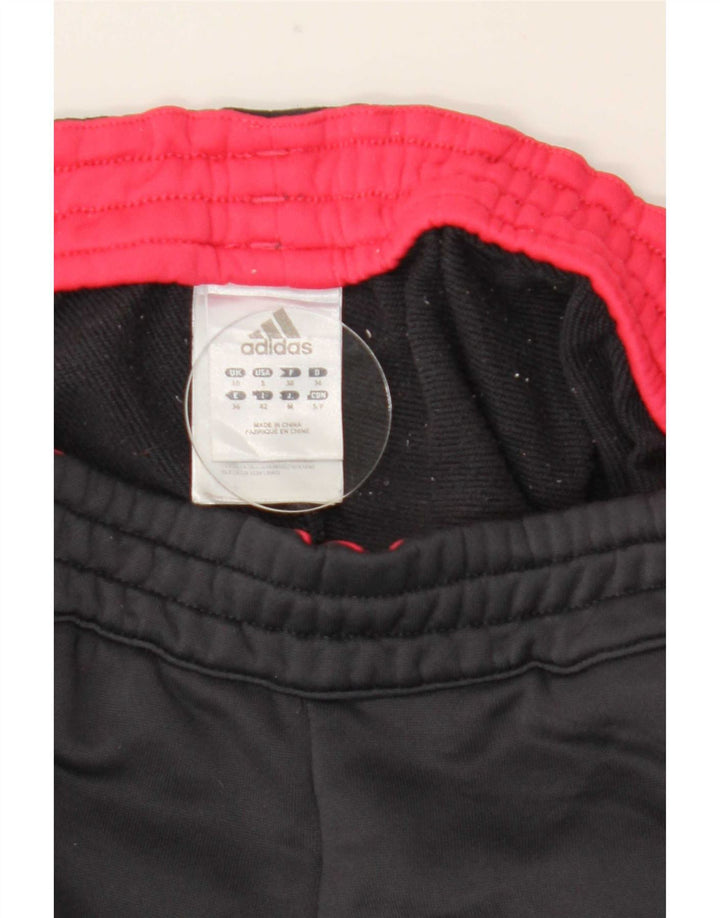 Calças de treino femininas Adidas UK 10 poliéster cinza pequeno