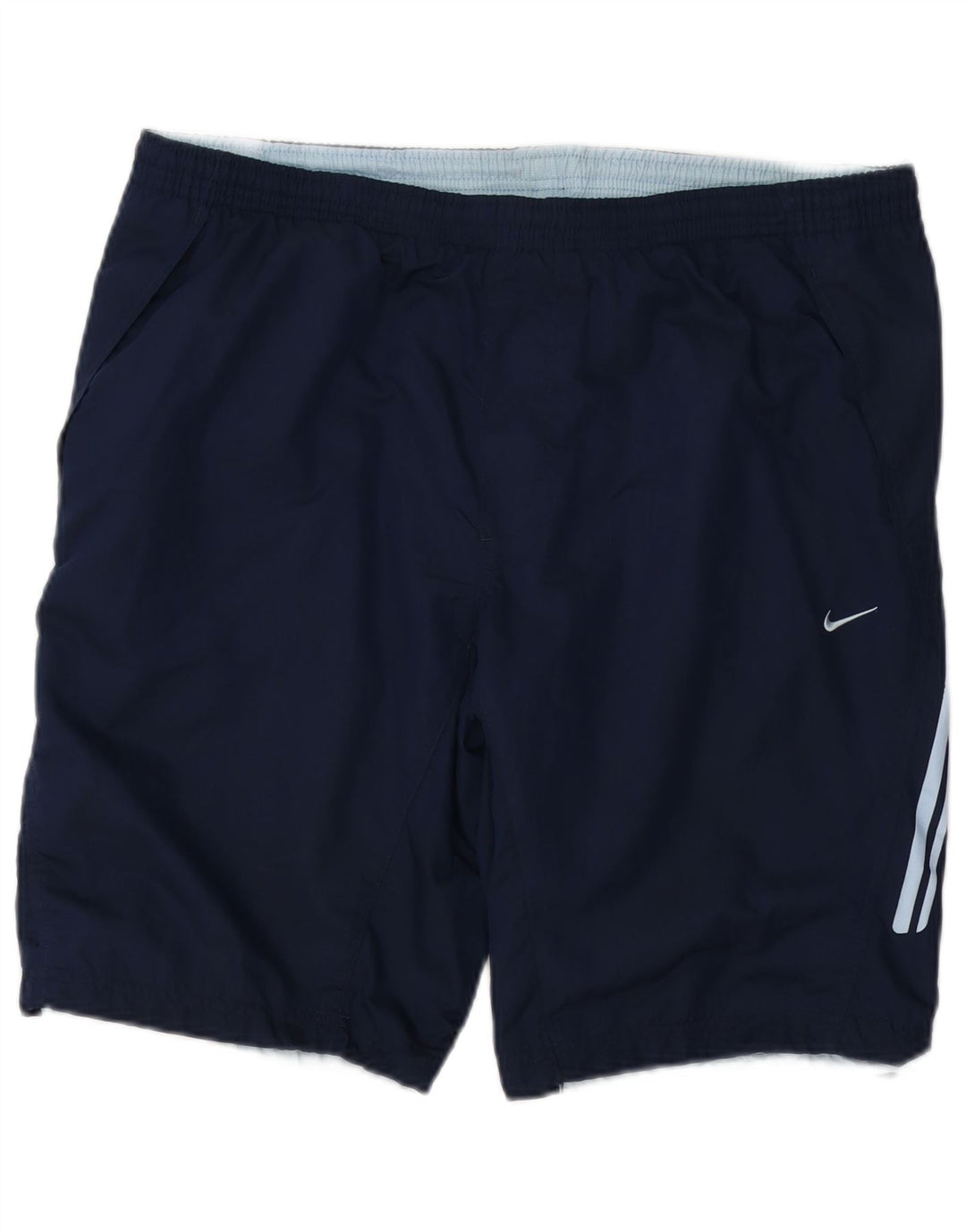 Shorts esportivos masculinos NIKE grandes poliéster azul marinho