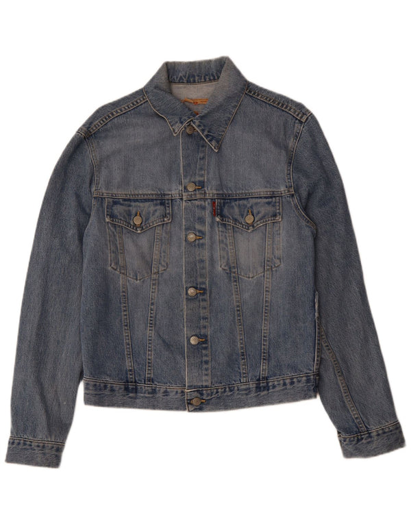 Jaqueta jeans masculina LEVI'S UK 38 algodão azul médio