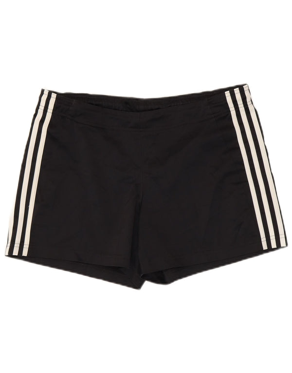 Shorts esportivos femininos Adidas UK 14 grande poliéster preto