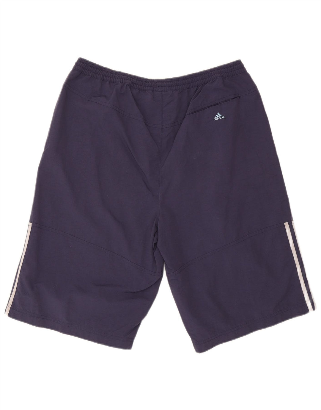 Shorts esportivos masculinos ADIDAS grandes poliéster azul marinho