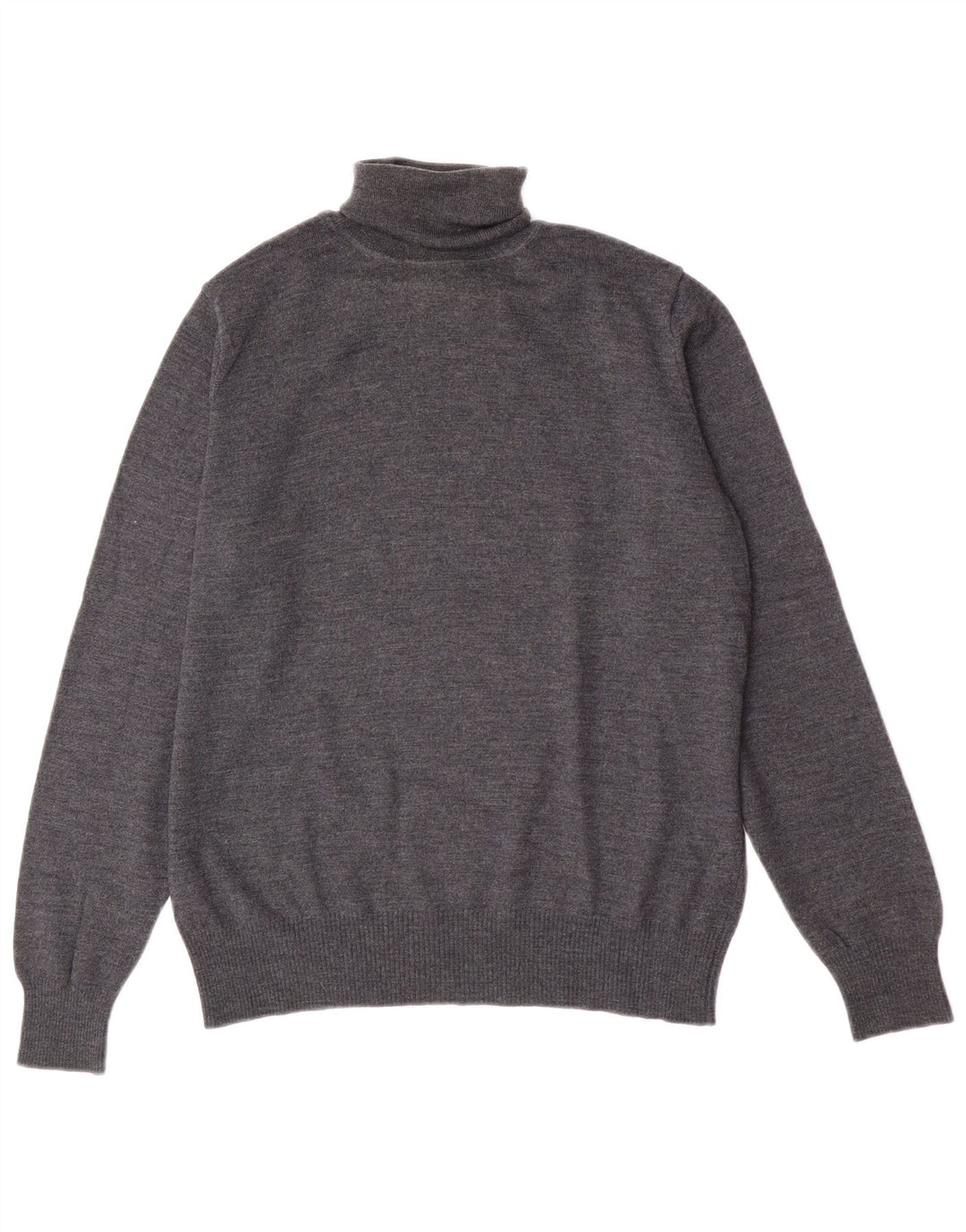 Zara Suéter masculino com gola redonda cinza médio