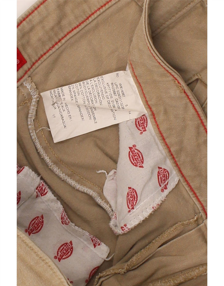 DICKIES Womens Bootcut Casual Trousers US 14 XL W36 L28 Beige Cotton Vintage Dickies and Second-Hand Dickies from Messina Hembry 