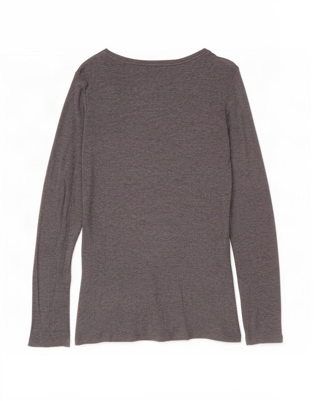 Top feminino Massimo Dutti manga comprida UK 10 pequeno cinza