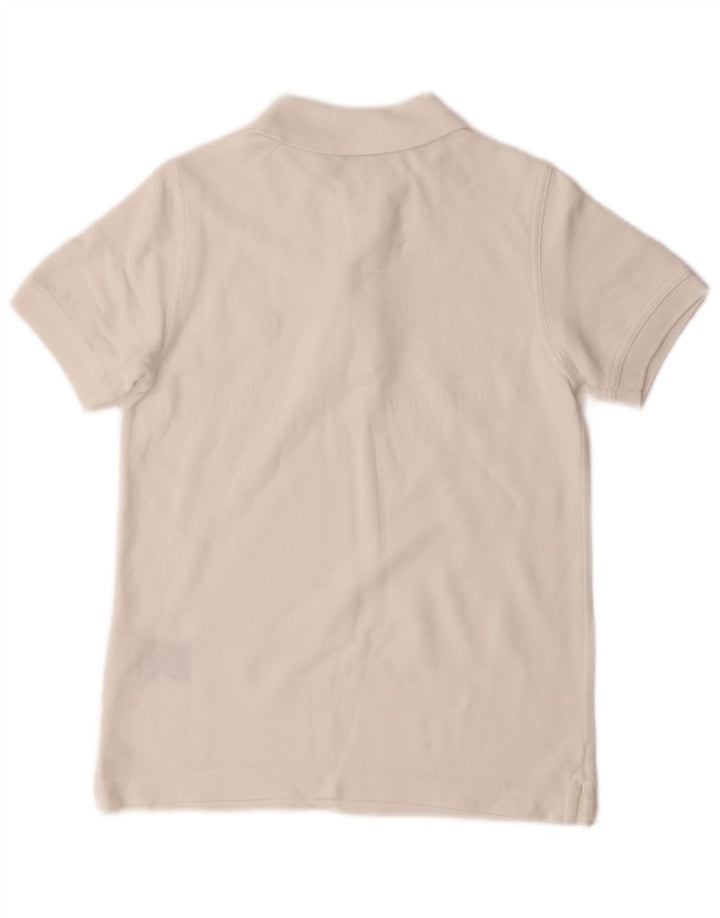 Polo Benetton Boys 7-8 Anos Médio Algodão Branco