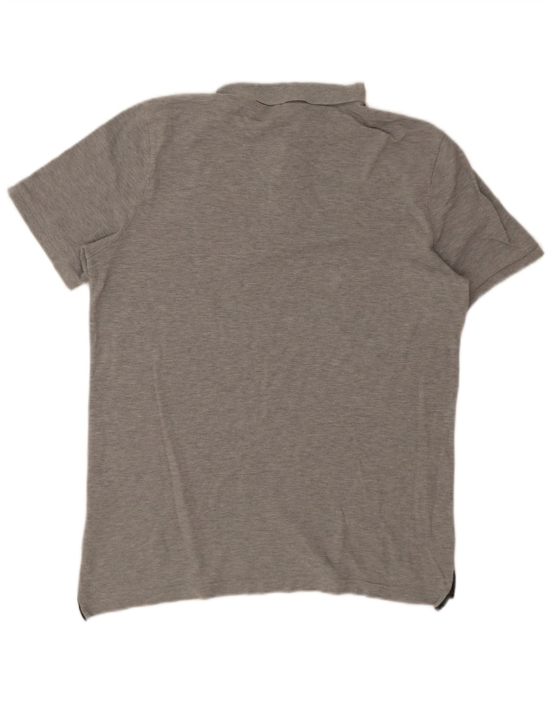 Camisa polo masculina Nike grande algodão manchado cinza