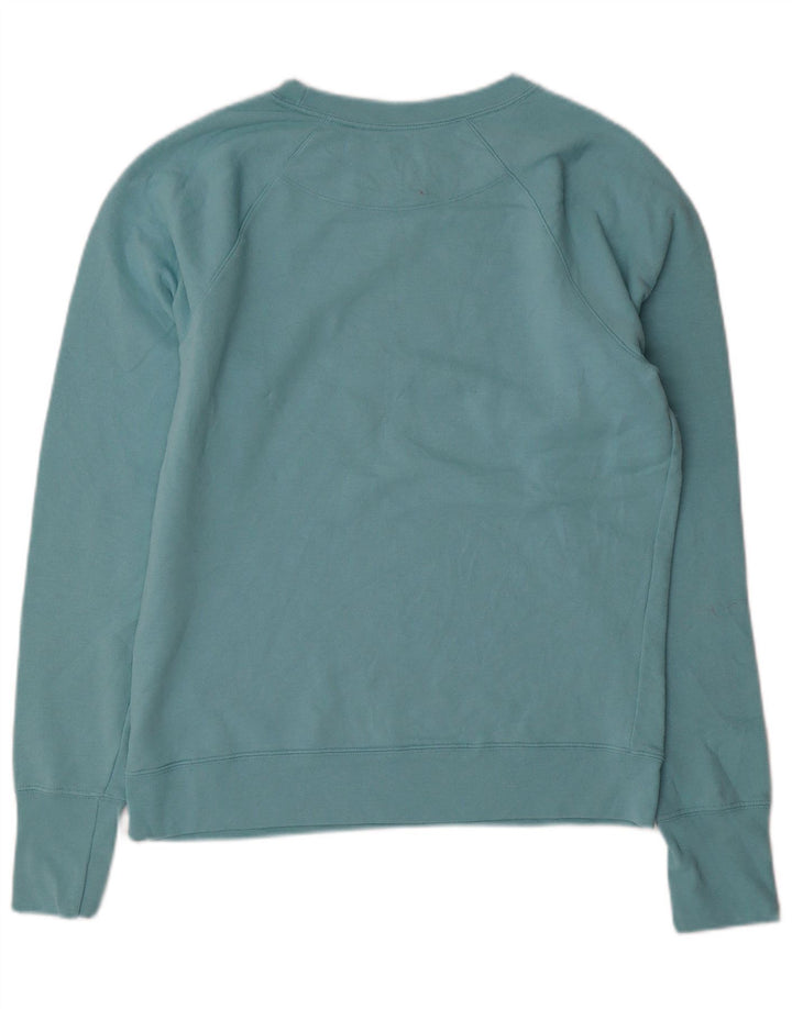 CHAMPION Suéter gráfico masculino com capuz azul médio poliéster