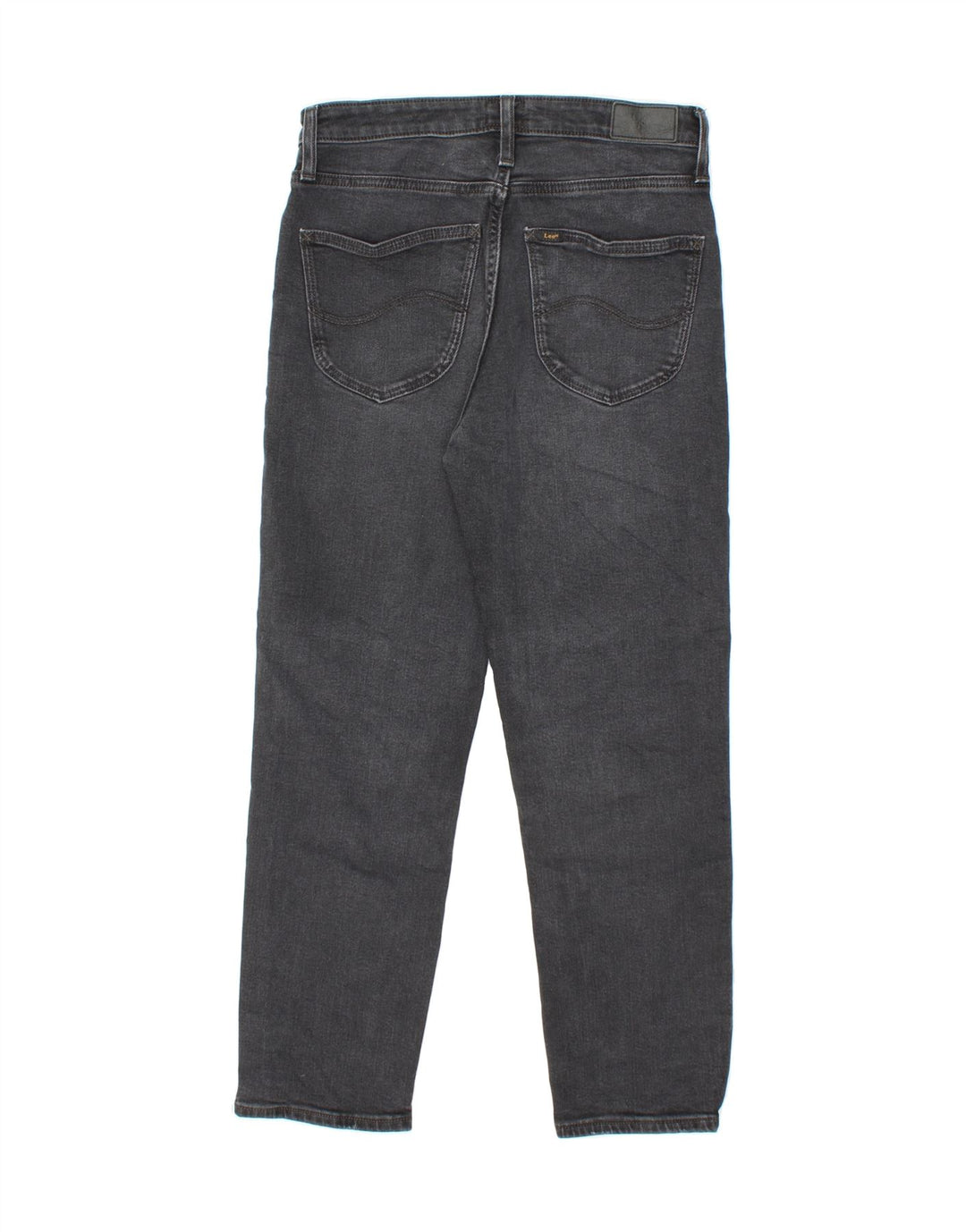 LEE Womens Carol Straight Jeans W28 L26 Black Cotton Vintage Lee and Second-Hand Lee from Messina Hembry 