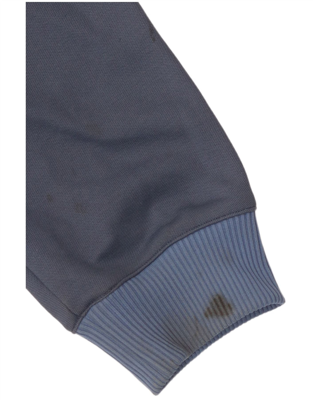 Adidas Mens Treino Top Jaqueta Grande Algodão Listrado Azul Marinho