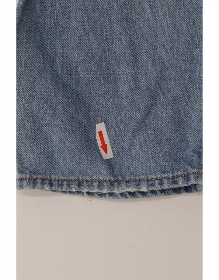 Armani Mens Slim Jeans W32 L30 Azul Algodão