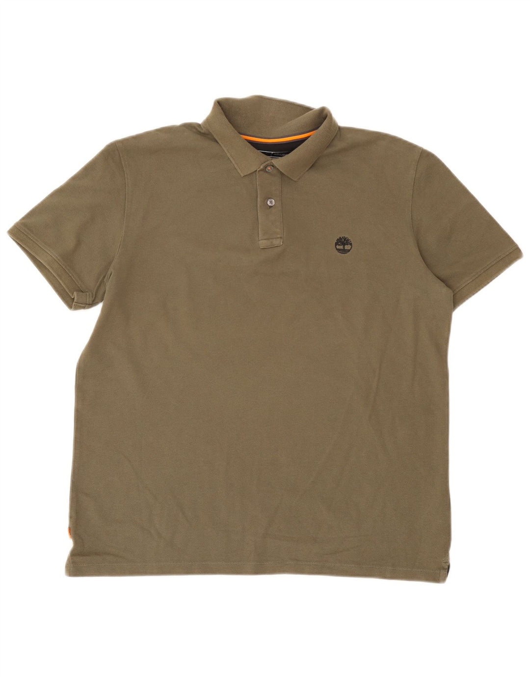 Camisa polo masculina Timberland Regular Fit grande algodão cáqui
