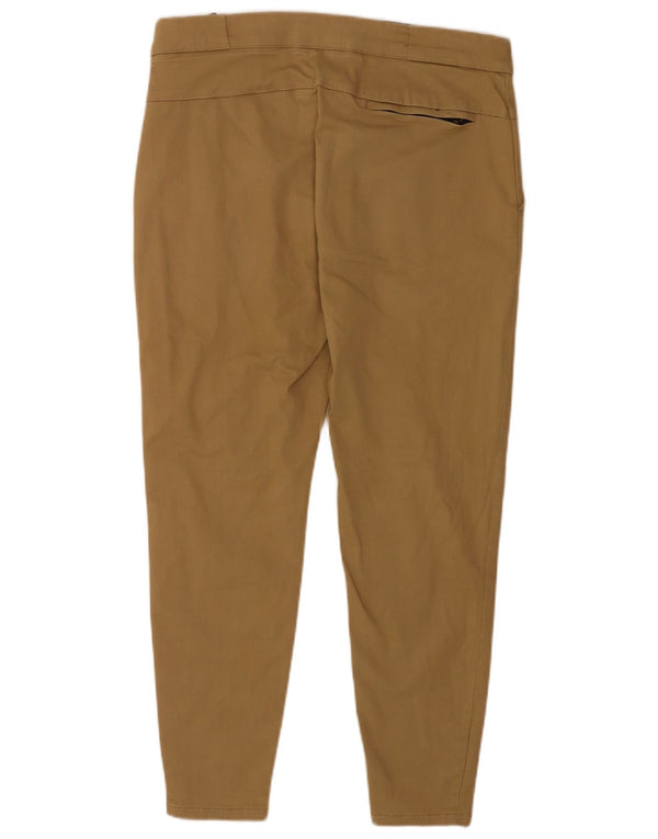 Calça skinny masculina Zara XL W34 L26 algodão cáqui