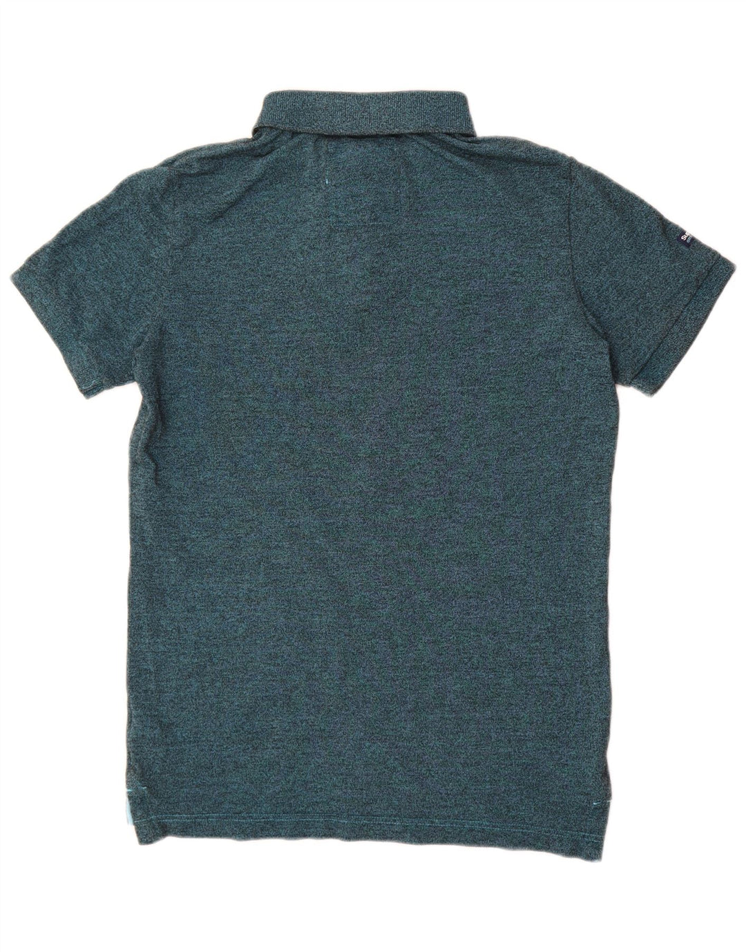 Camisa polo masculina Superdry poliéster manchado verde médio