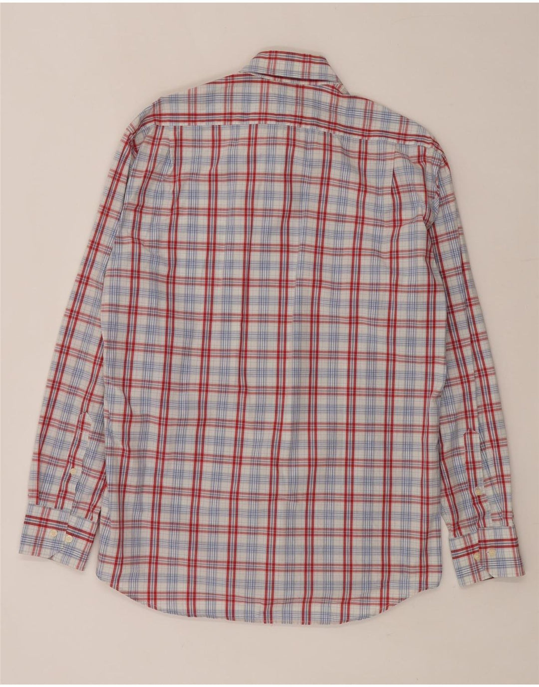 Camisa masculina de ajuste regular BEST COMPANY xadrez vermelho médio