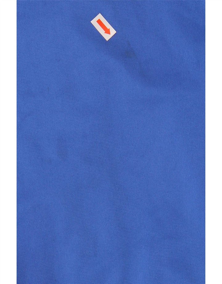 Jaqueta Adidas Meninos Treino Top 7-8 Anos Azul Colorblock Poliéster