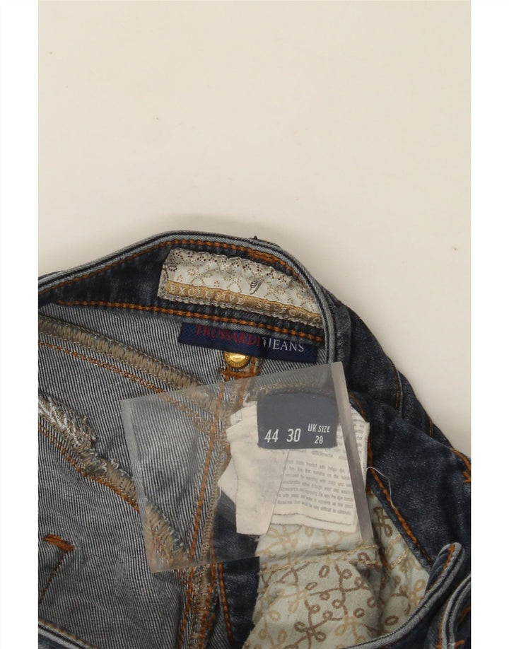 TRUSSARDI Jeans Slim Feminino IT 44 Médio W28 L32 Azul