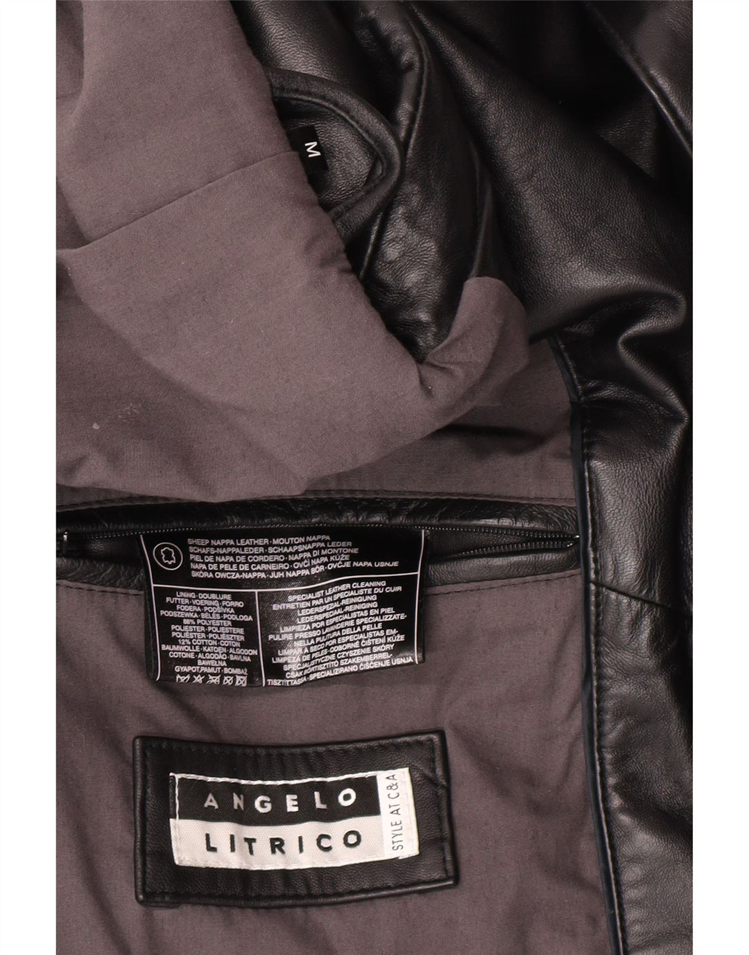 Jaqueta Blazer Masculina Angelo Litrico com 3 Botões Reino Unido 38 Médio Preto