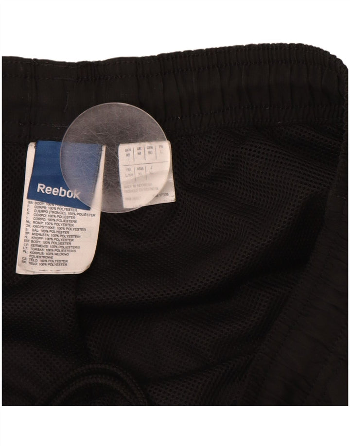 Calça de treino masculina REEBOK poliéster preto médio