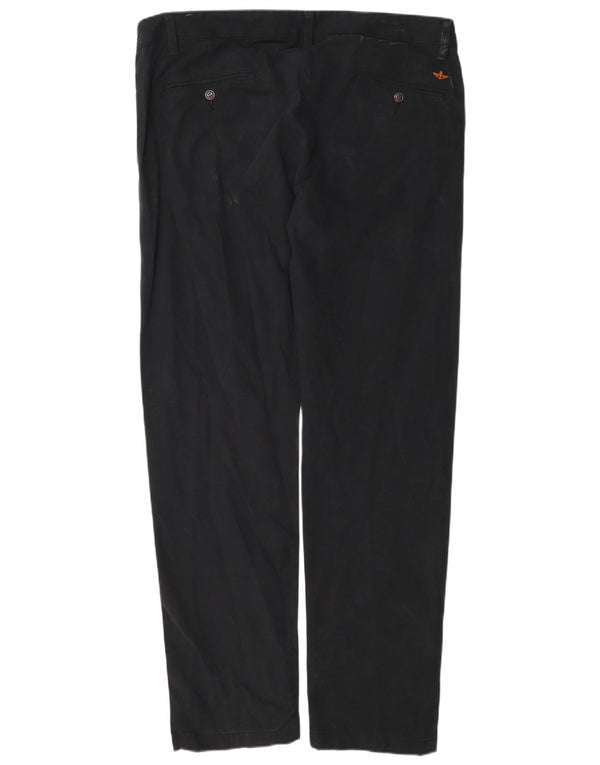 Calças Chino masculinas Dickies Regular W38 L34 algodão azul marinho