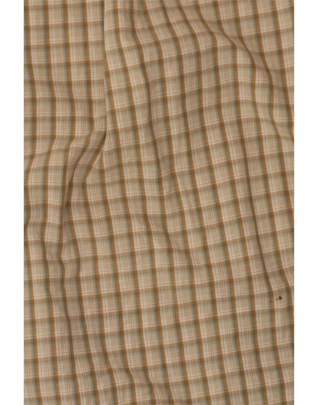 Wrangler Camisa masculina grande xadrez bege