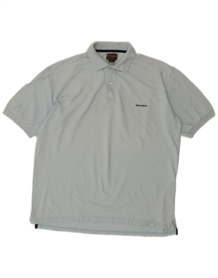Camisa polo masculina WOOLRICH XL algodão azul