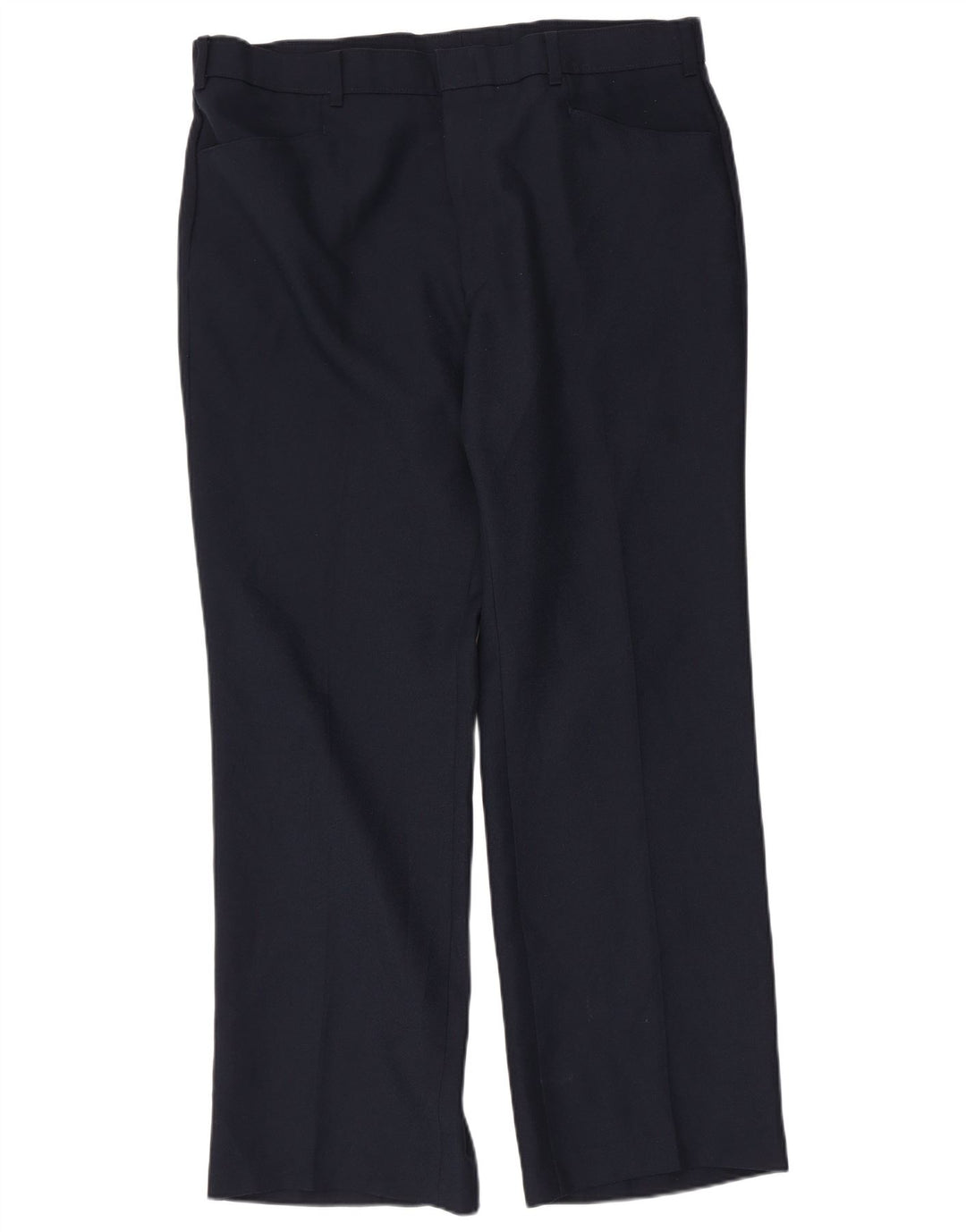 LEVI'S Mens Action Slacks Calças retas casuais W38 L30 Azul marinho