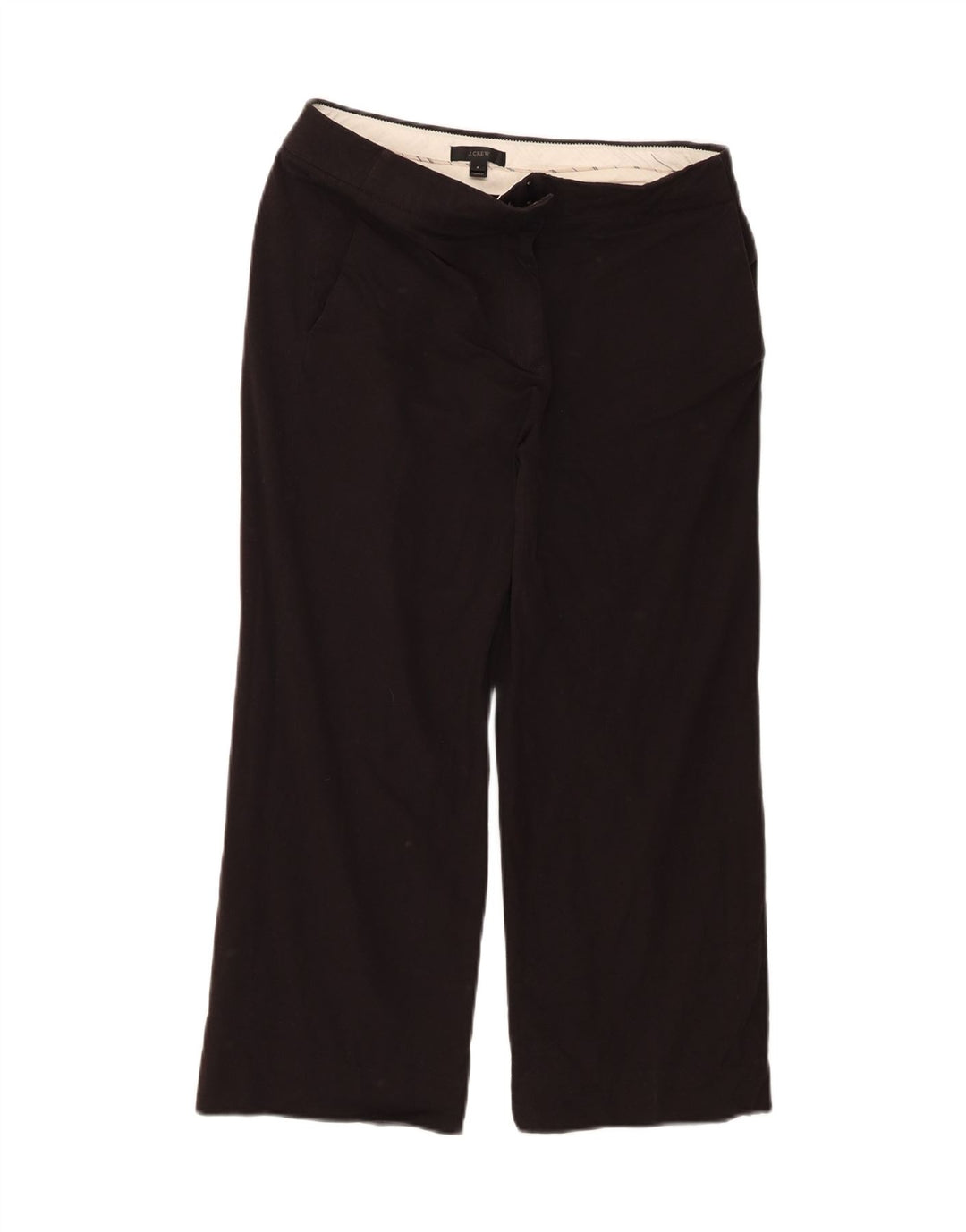 J. CREW Womens Crop Chino Trousers US 6 Medium W32 L23 Black Cotton Vintage J. Crew and Second-Hand J. Crew from Messina Hembry 