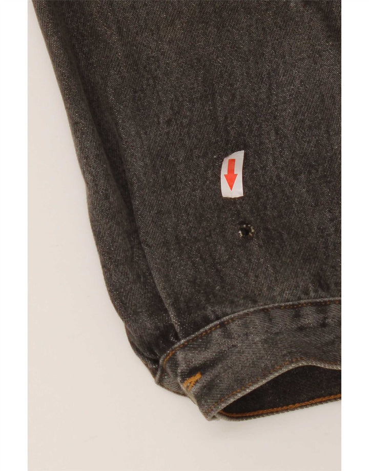 Jaqueta jeans feminina grande S.Oliver Reino Unido 10 algodão cinza pequeno