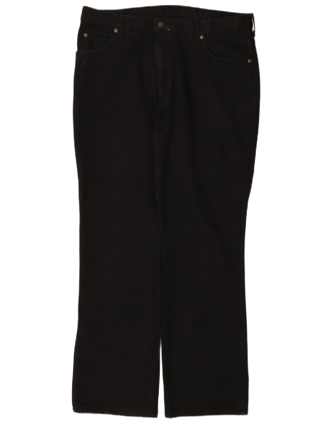 Wrangler Masculino Regular Straight Jeans W38 L32 Algodão Preto
