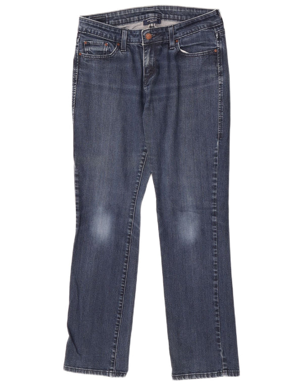 Calça jeans feminina Levi's 552 cintura média reta US 6 médio W28 L28 algodão azul