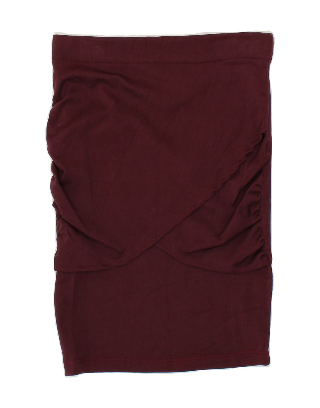 VINTAGE Womens Peplum Skirt IT 44 Medium W28  Maroon Vintage Vintage and Second-Hand Vintage from Messina Hembry 
