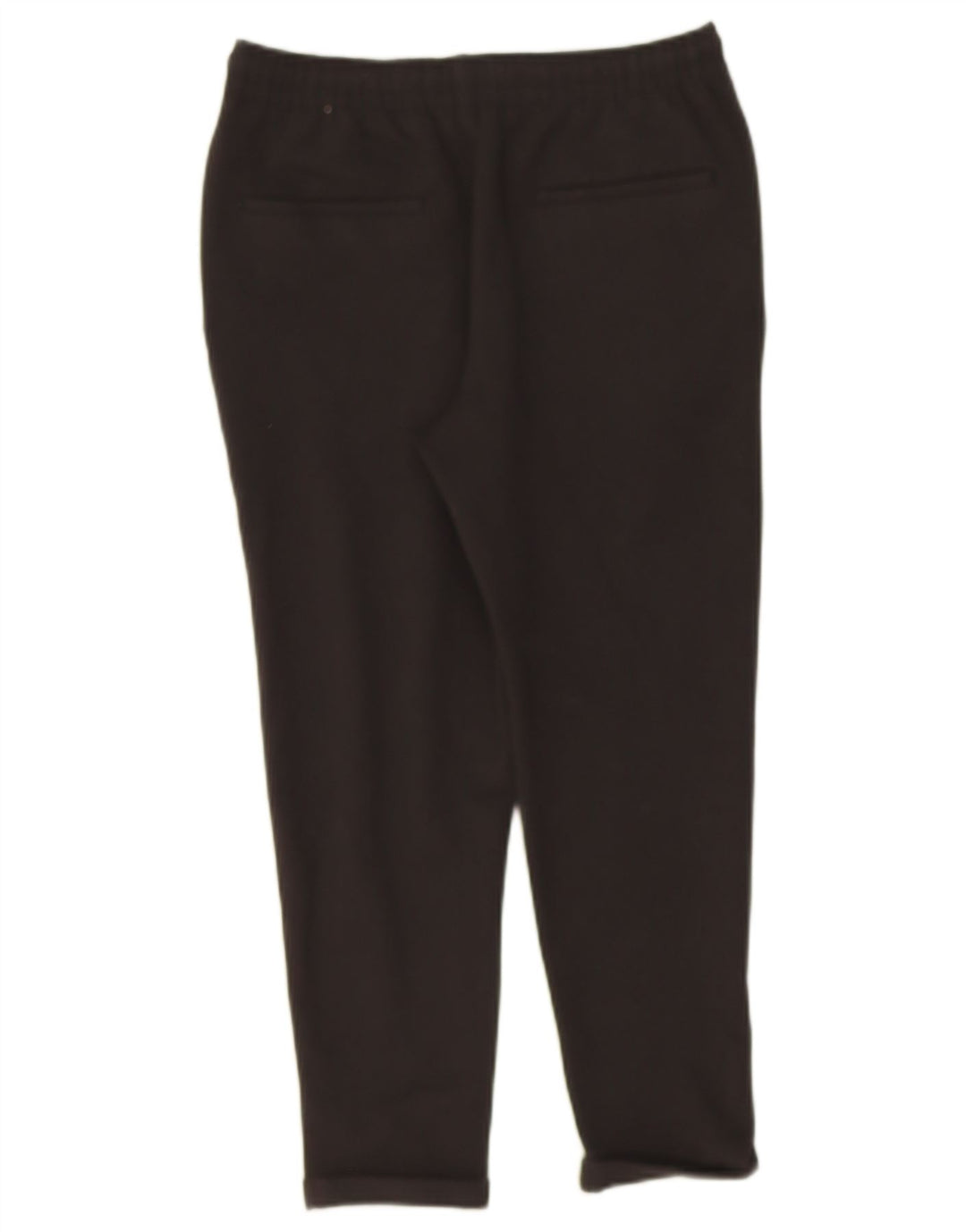 ZARA Calça feminina justa cortada média W28 L23 preta