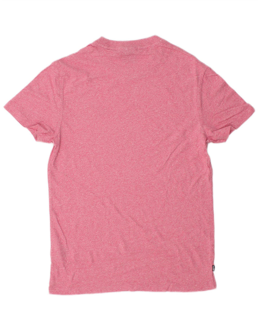 Camiseta masculina SUPERDRY top pequeno algodão rosa