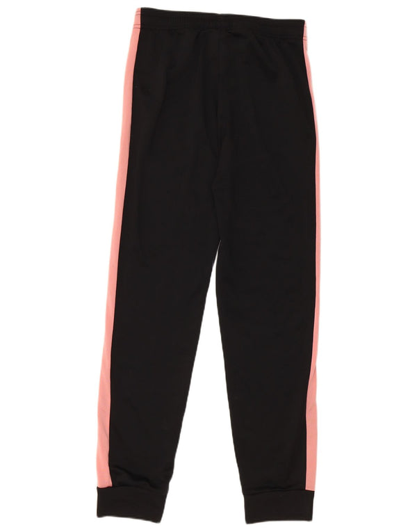 Adidas meninas calças de treino joggers 13-14 anos preto colorblock