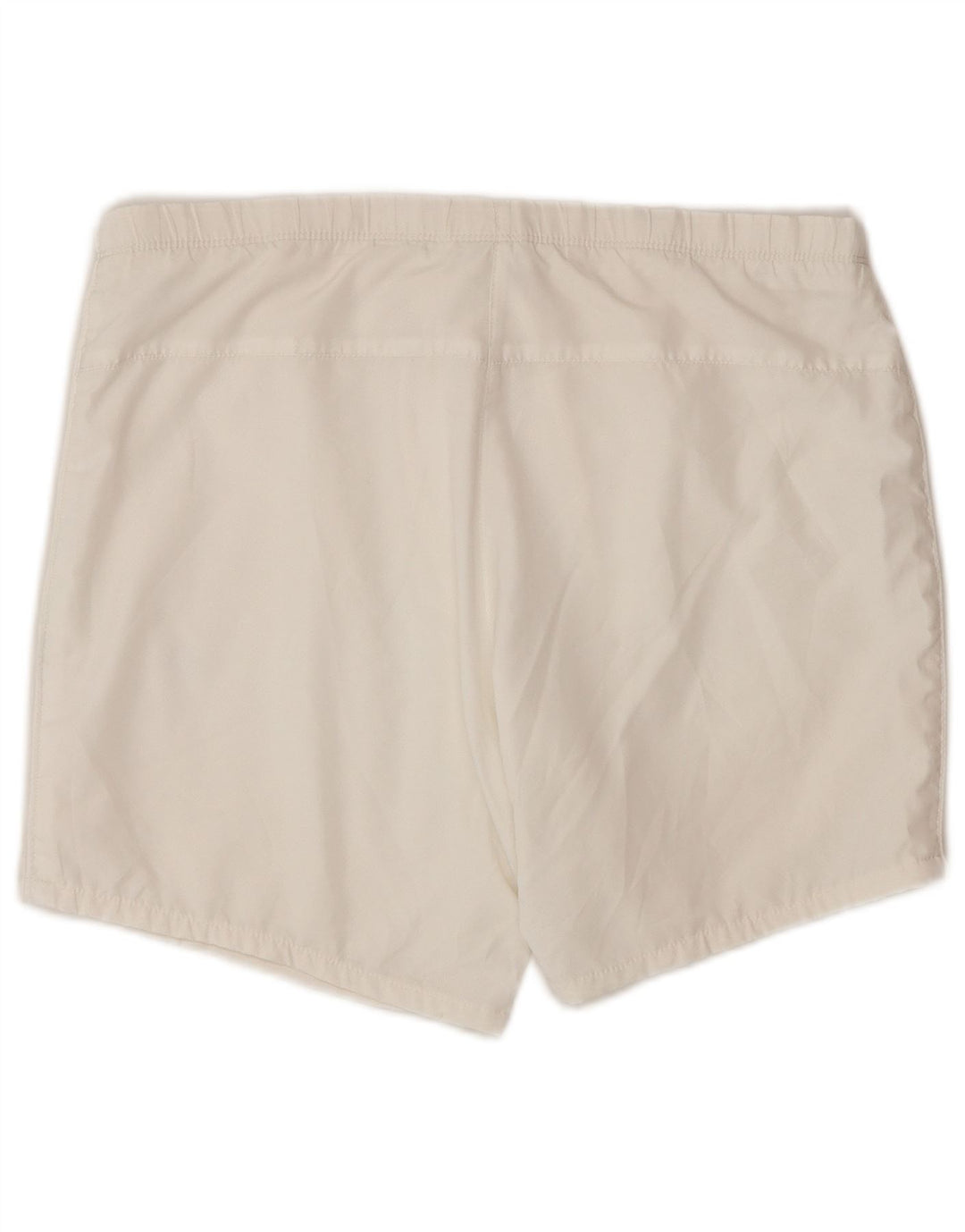 Shorts de natação feminino Nike UK 10/12 médio branco