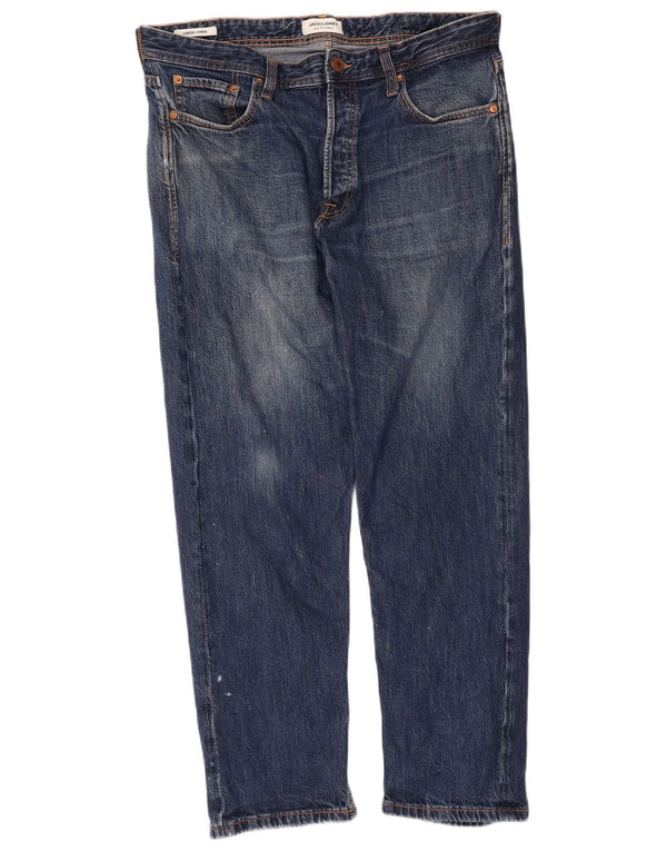 Jack & Jones Masculino Chris Loose Jeans W34 L26 Algodão Azul