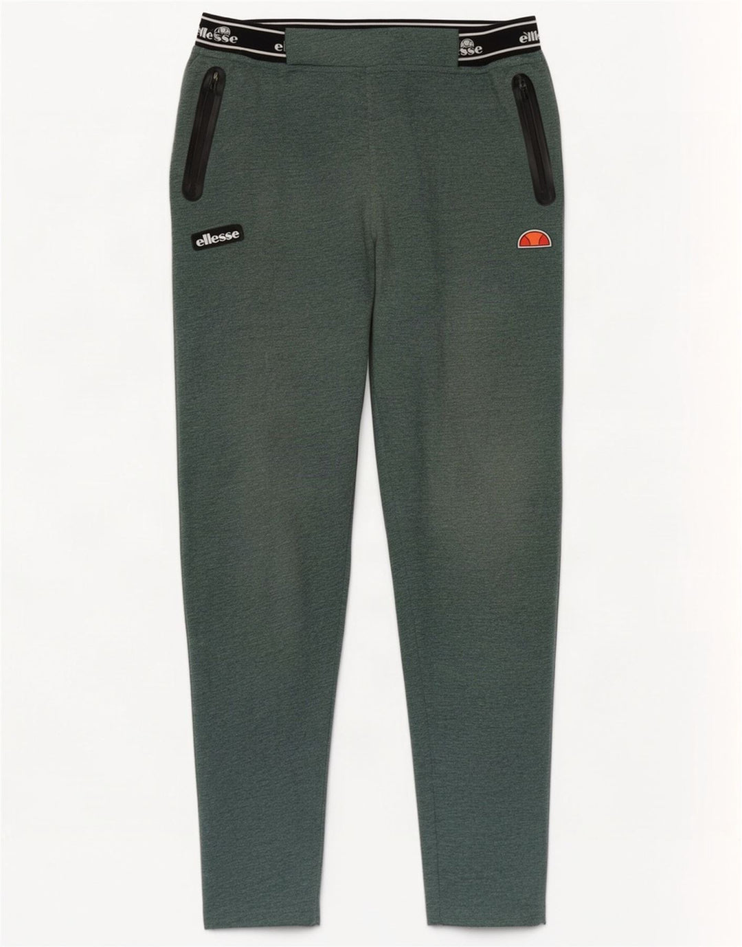 Calça feminina Ellesse com estampa gráfica em bloco verde médio
