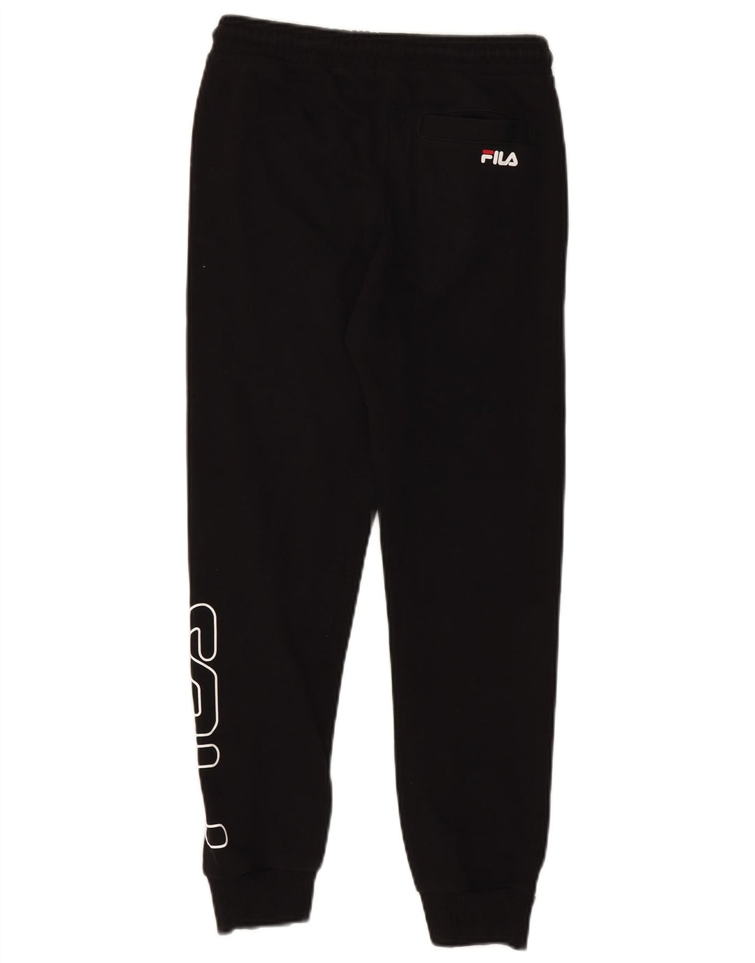 FILA Meninos Calças de Treino Gráfico Joggers 11-12 Anos Preto