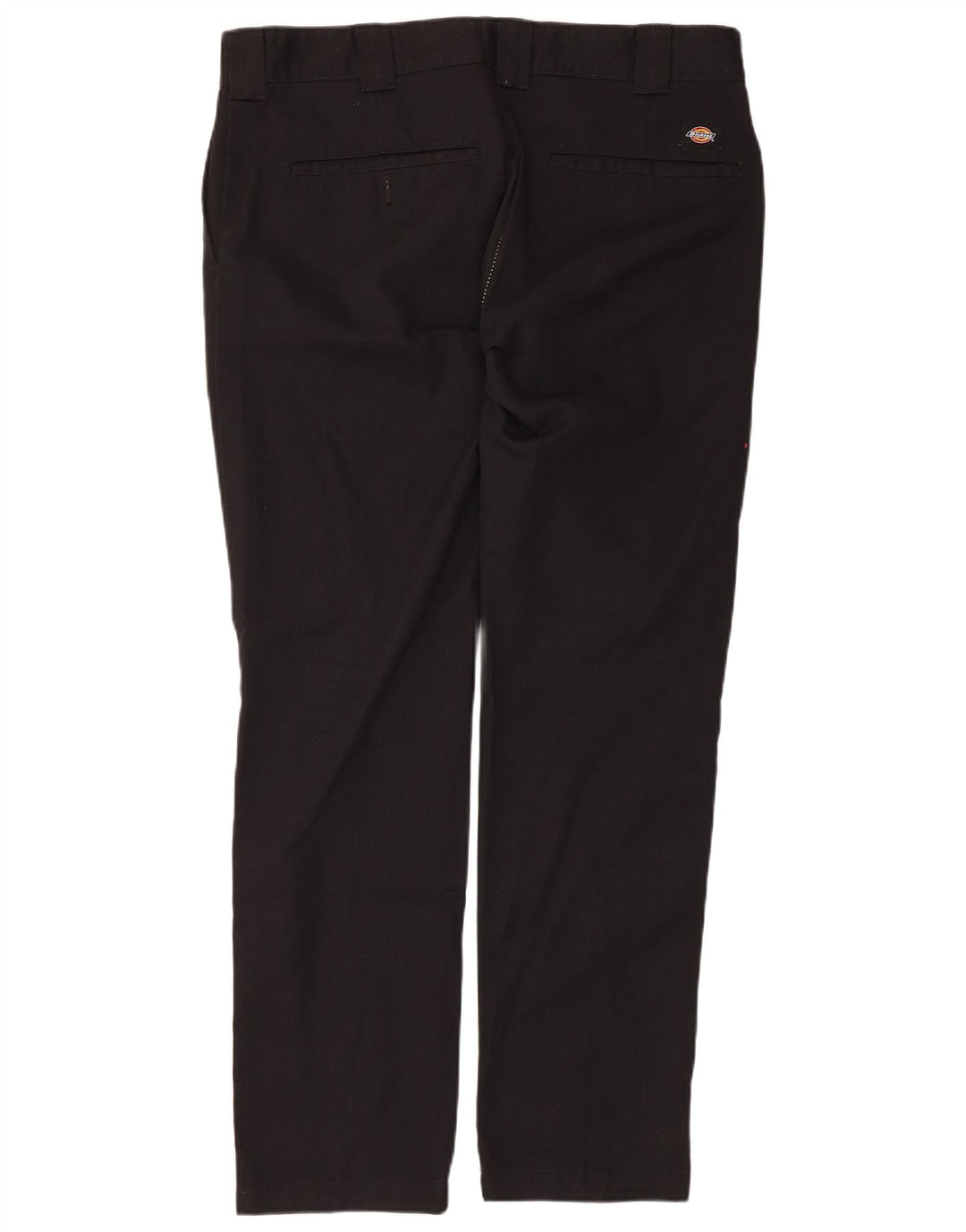Calças Dickies masculinas Slim Fit Chino W36 L32 poliéster preto