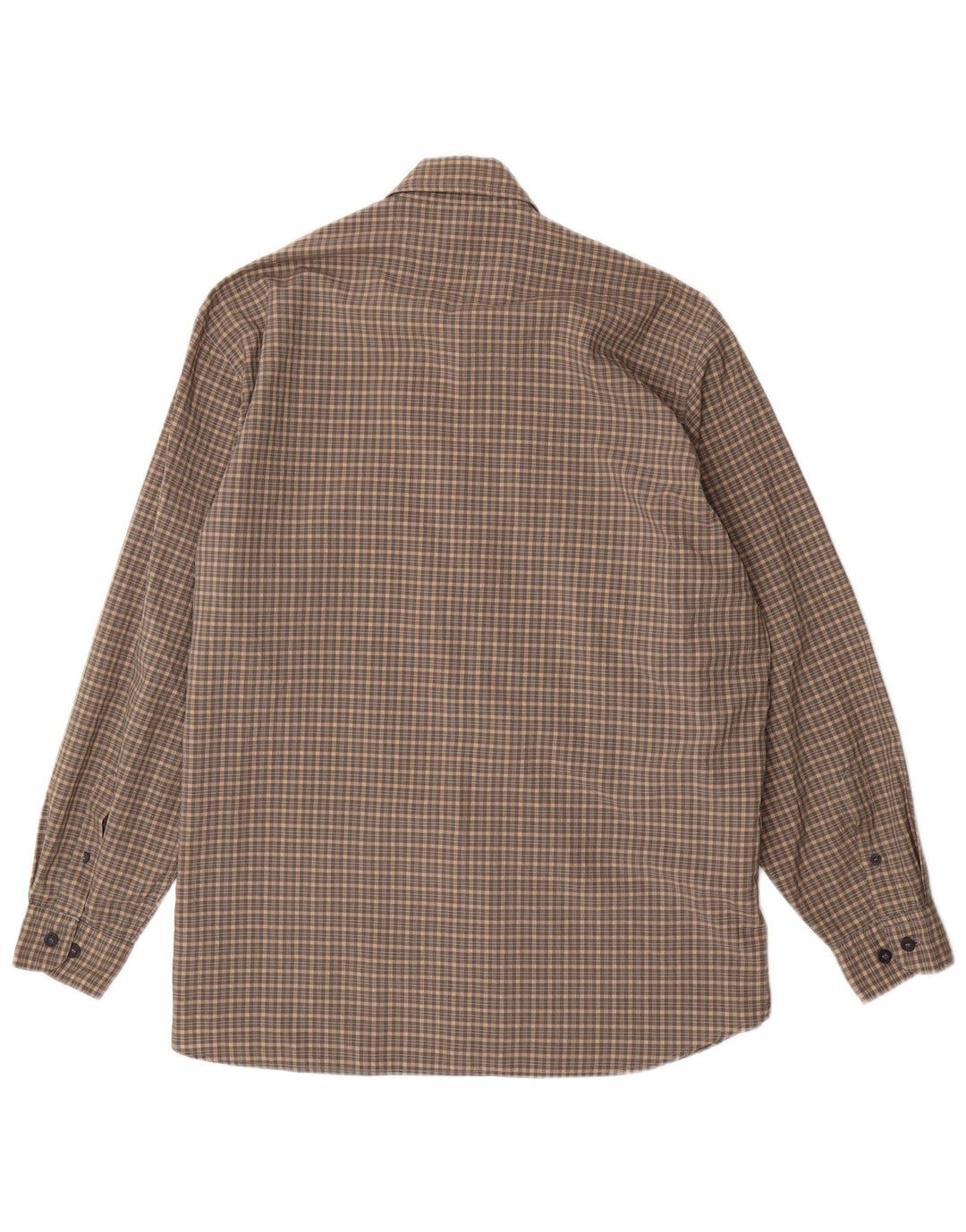 Camisa masculina Bailo tamanho 41 grande cinza xadrez poliamida