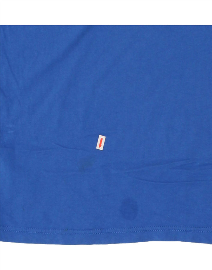 Camiseta masculina TOMMY HILFIGER com estampa gráfica de algodão azul médio