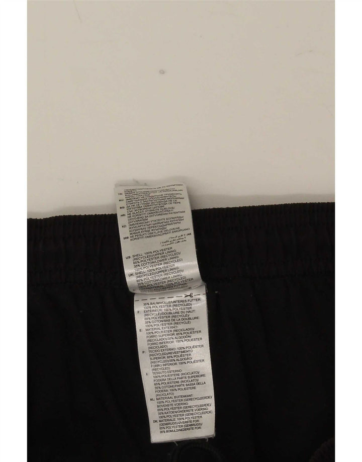 Calça de treino masculina Adidas grande poliéster preto