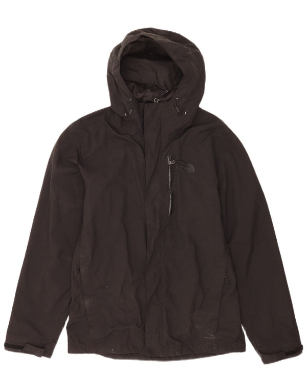 Jaqueta de chuva masculina com capuz The North Face UK 36 pequena preta de nylon
