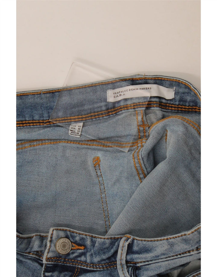 Calça jeans feminina Zara EU 42 grande W32 azul