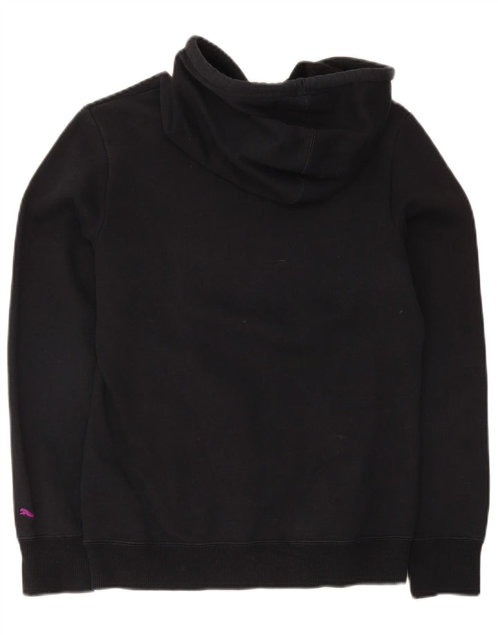Puma feminino gráfico moletom com capuz Reino Unido 14 médio preto